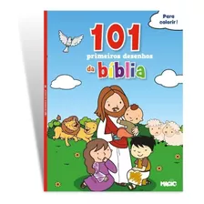 40 Livros Para Colorir 101 Meus Primeiros Desenhos Da Bíblia - Atacado