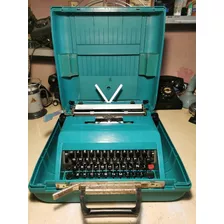Maquina De Escribir Portátil Olivetti Studio 45 C/maleta 