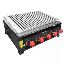 Char Broiler Churrasqueira Grelha Argentina Inox A Gás 60x60