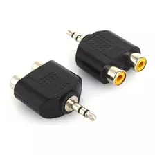 Cable Adaptador 3.5 Mm To 2 Rca Plug To Plug 