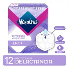 Protectores Mamarios Nosotras 12u Pack 6 Unid 