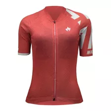 Camisa Ciclismo Marelli Lazer Red Geometric - Feminina
