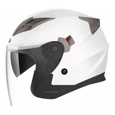 Casco De Cara Abierta Para Motocicleta Aprobado Por El Dot -