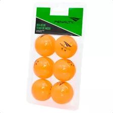 Kit 6 Bolas De Tenis De Mesa Penalty (ping Pong)