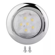 Luz De Cortesía Led Barco Lancha Blanca 7.5cm 12v 1w