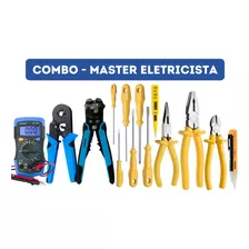 Jogo Ferramentas Combo Eletricista Master 1000v - 14 Peças