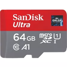 Tarjeta De Memoria Sandisk Sdsquar-064g-gn6mn Ultra Con Adaptador Sd 64gb