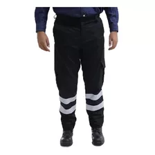 Pantalón Tipo Policía Con Reflejante Economico