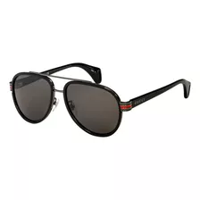 Gucci Gg0447s 001 New Aviator Negro Gris