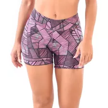 Kit Com 3 Short Malhar Academia Fitness Meia Coxa Estampado