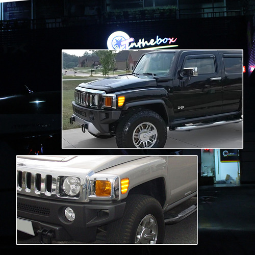 Luz De Marcador Led Frontal De 2 Piezas Para Hummer H3 H3t Foto 9