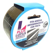 Fita Lixa Antiderrapante Preto Piso E Escada 5 Metros X 50mm