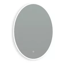 Espejo Ovalado Baño 70x50 Luz Led Perimetral Borde Pulido Color Del Marco Vidrio