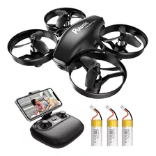 Mini Dron A20w Para Niños, Cámara 720p Hd, Rc Fpv 3 Baterías