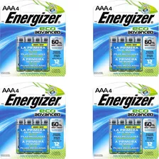 Pilha Reciclada Eco Advanced Aaa4 Energizer C/ 16 Unidades