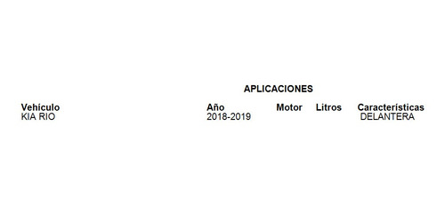 Kit Caliper Rueda Delantera Kia Rio 2018-2019 Miscelanea Jr Foto 3