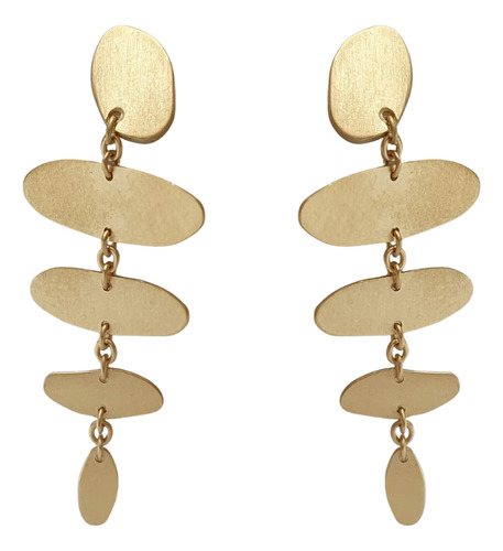 Brinco Hstern Mobile De Ouro 18k Menor Amarelo