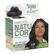 Natucor Preto Suave 2.0 Tinta Naturalmente Realizada