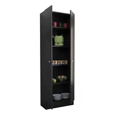 Closet 2 Puertas Home Wengue Color Negro