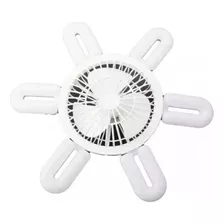 Ventilador De Techo Luz Led Ampolleta Soquete E27