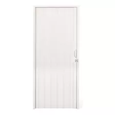 Porta Sanfonada Em Pvc 2,10 X 0,80m Branca Liege - 18406 Cor Branco