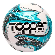 Bola Futsal Topper Boleiro Azul Turquesa