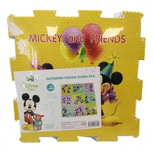 Alfombra Puzzle Goma Eva Disney Mickey Y Amigos Infantil