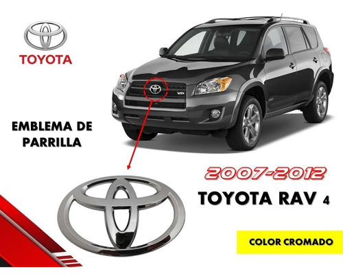 Emblema Toyota Rav 4 Parrilla 2007-2012. Foto 2