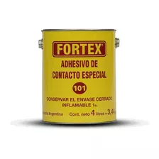 Cemento Adhesivo Contacto Especial C 101 4 Kg Fortex Mm