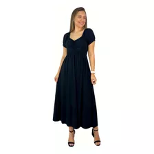 Vestido Midi Premium Casual Gestante Amamentação Evangélico