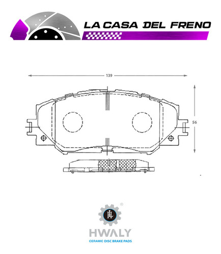 Pastilla Freno Del Toyota Scion Xb 2.4 2011 2azfeaze151 Foto 3