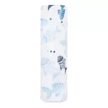 Manta Swaddle Muselina Oceano - Aden Anais