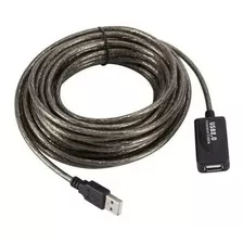 Cabo Extensor Usb 2.0 Amplificado Com 5 Metros Com Nf