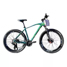 Bicicleta Mtb Profit Boston 27 Vel Verde/negro