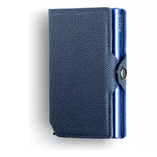 Billetera Walla Wallets Stone Blue - Cuero - Proteccion Rfid