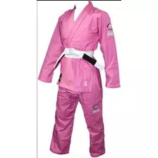 Judogi Tramado Pesado Marca Fuji Para Judo. Usado Rosa