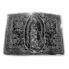 Hebilla Para Cinturón Charro Virgen De Guadalupe