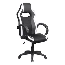 Silla De Escritorio Gamer Premium ! Myshopuruguay Color Blanco/negro Material Del Tapizado Cuero Sintético Y Textil Transpirable