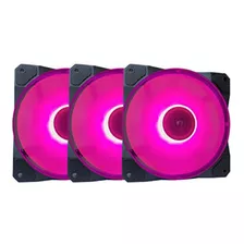 Ventilador Apevia Co312l-pk Cosmos 120mm Pink Led Ultra Sile