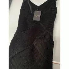 Vestido De Fiesta Negro Bershka T. M Nuevo