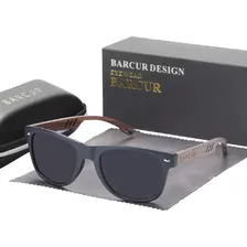 Gafas De Sol Barcur Polarizadas Filtro Uv400 Lentes Black 