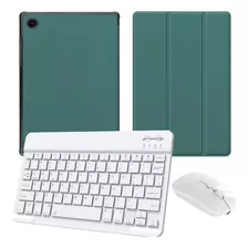 Funda Con Teclado + Mouse Para Galaxy Tab A8 10.5 X200/x205