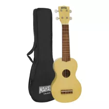 Ukelele Soprano Mahalo Mk1 Con Funda - Color Transparent Butterscotch