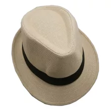 Chapéu Panamá Aba 4cm Curta Moda Casual Masculino 56