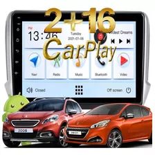 Kit Multimidia Peugeot 208 2008 Android Comando De Voz