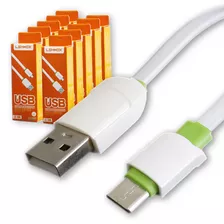 Kit 10 Cabos Celular Usb Tipo C Turbo Rápido Atacado Revenda