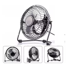 Ventilador 6 Pulgadas Alta Velocidad Portable Pared O Mesa Cantidad De Aspas 3 Estructura Negro Aspas Plateado Material De Las Aspas Metalicas 110v