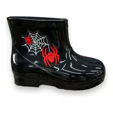 Bota Galocha Infantil Homem Aranha Luelua Chuva 45073