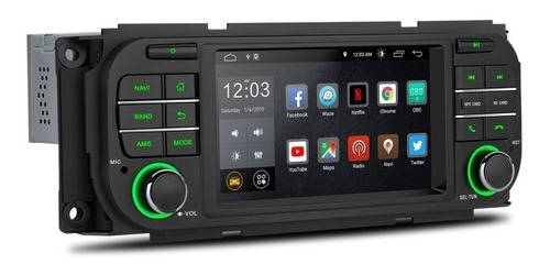 Gps Chrysler Jeep Dodge Android 9.0 Wifi Touch Hd Radio Usb Foto 2