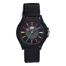 Reloj Skechers Negro Indices Multicolor Mod Sr6079